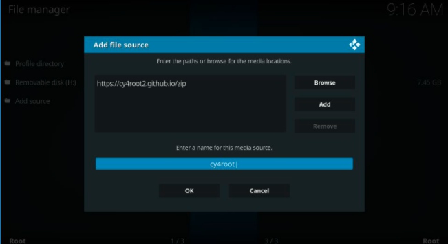 Install clown’s replica kodi addon