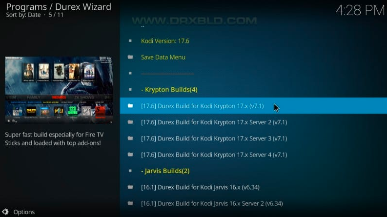 the best new and fastest build for kodi 176