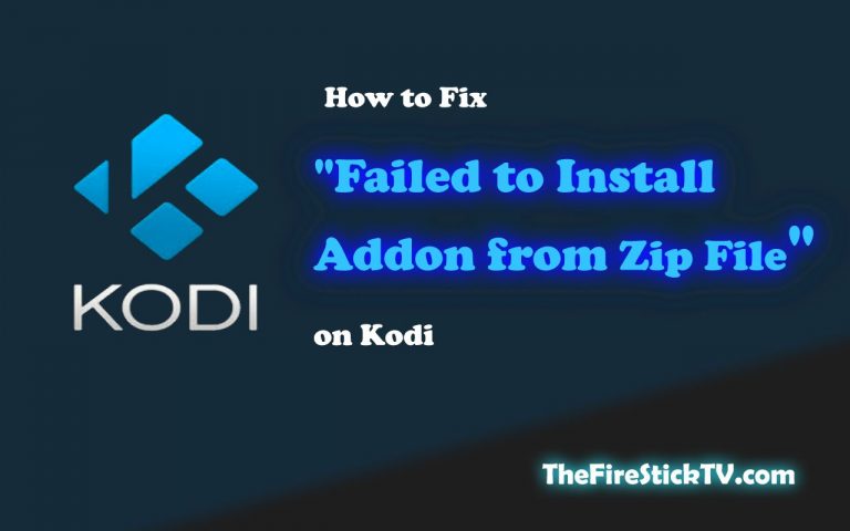 failed to install addon from zip file kodi krypton