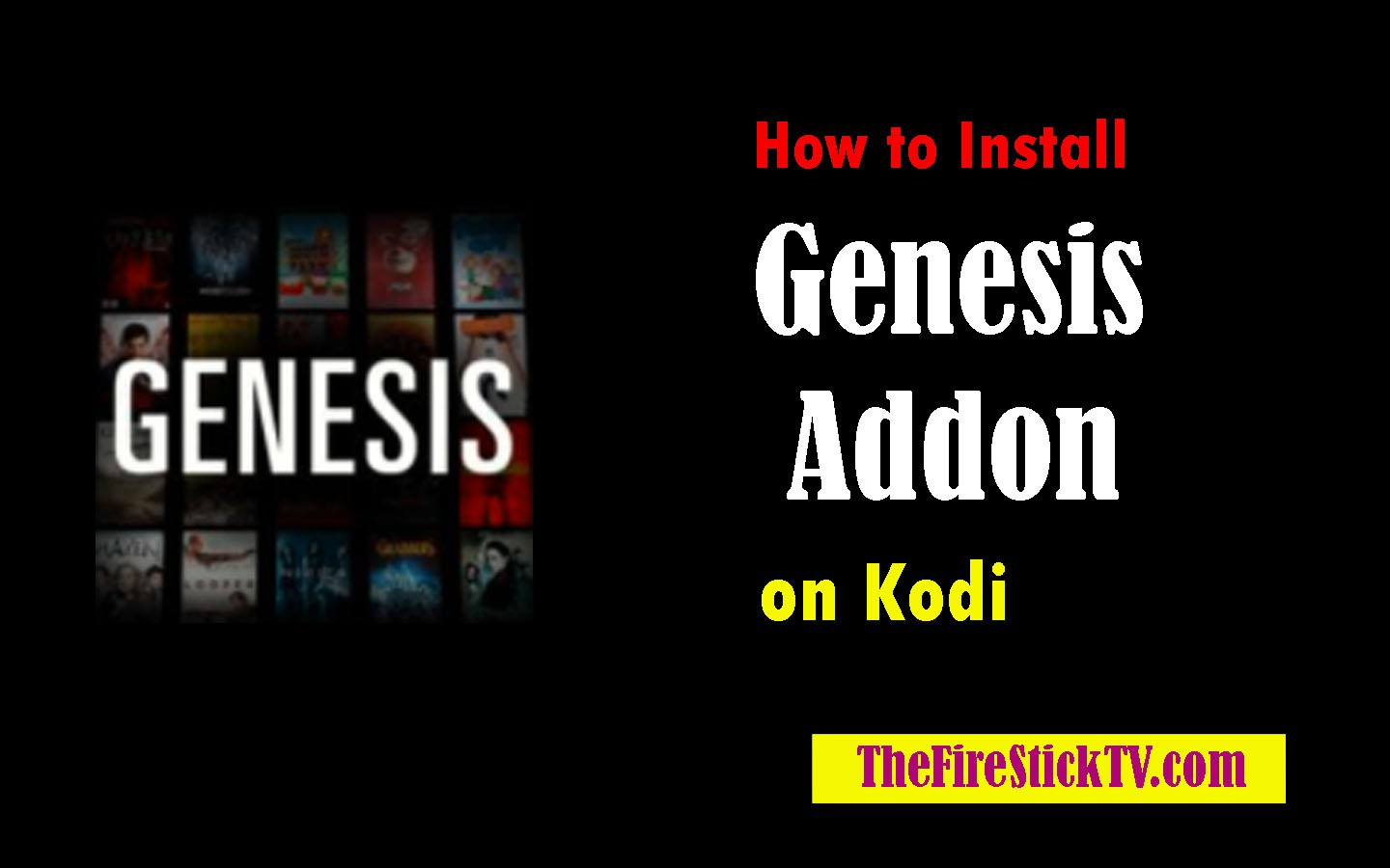 How to Install Genesis Addon on Kodi/Firestick in 3 Easy Steps - TheFireStickTV.com