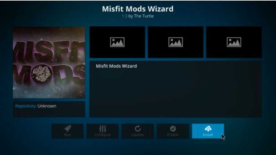 install misfit mods wizard