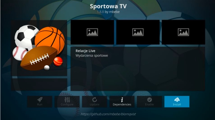 install sportowa tv