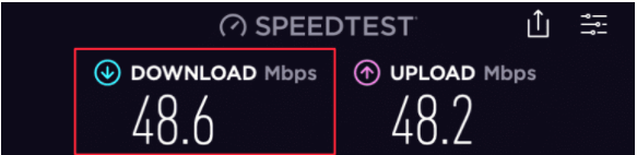 speed test without EXpress VPN