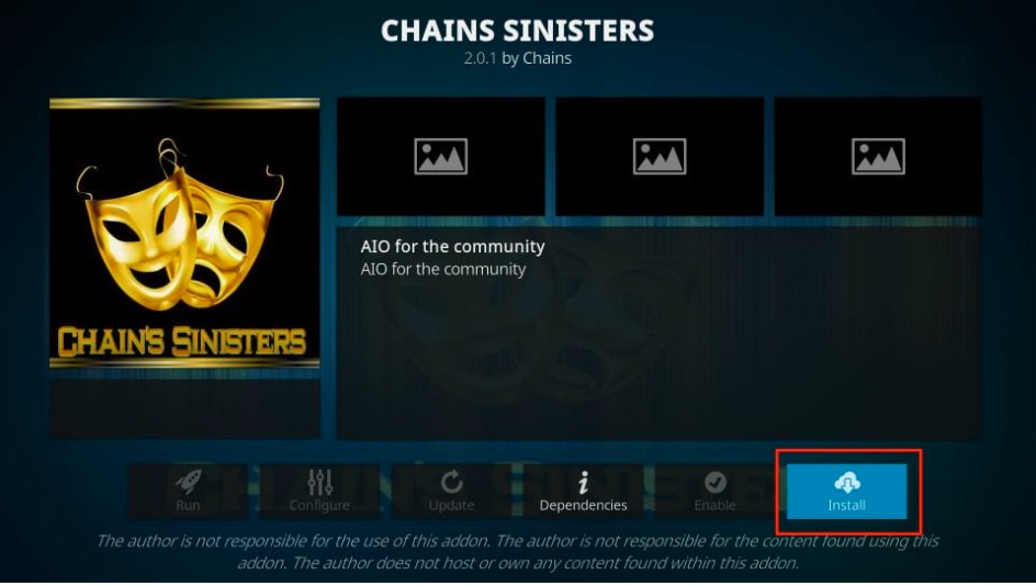  install chains sinisters