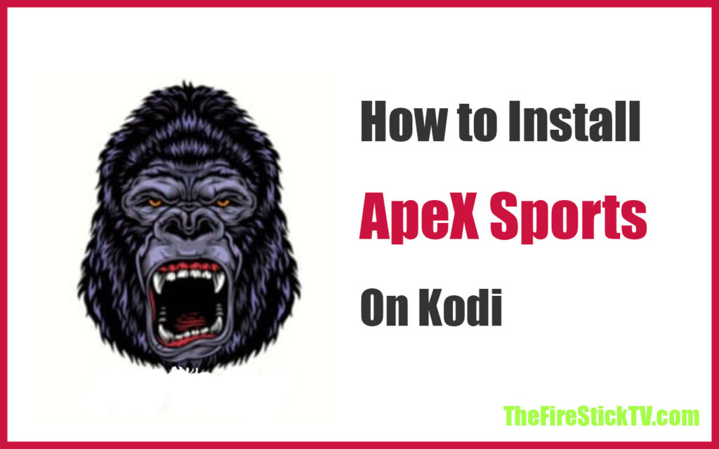 how to install apex sports on kodi