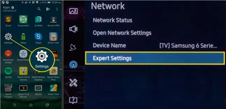 
how to mirror an android phone to tv without wifi