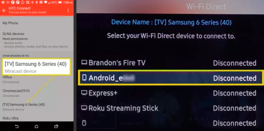 
how to mirror phone to tv