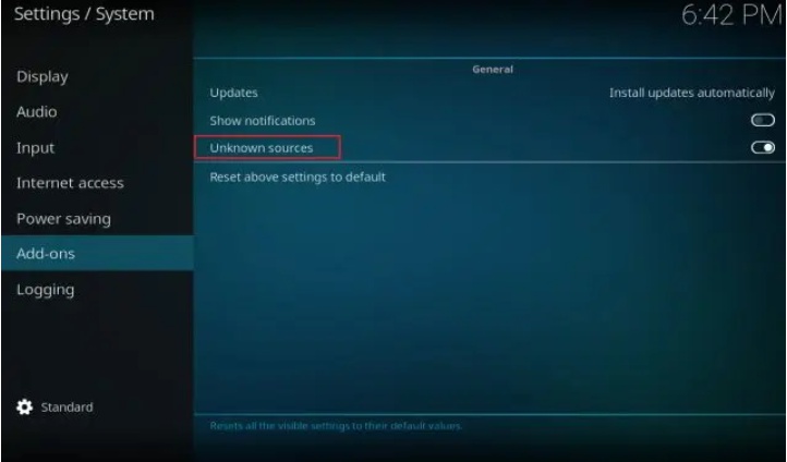 unknown sources - kodi tips and tricks