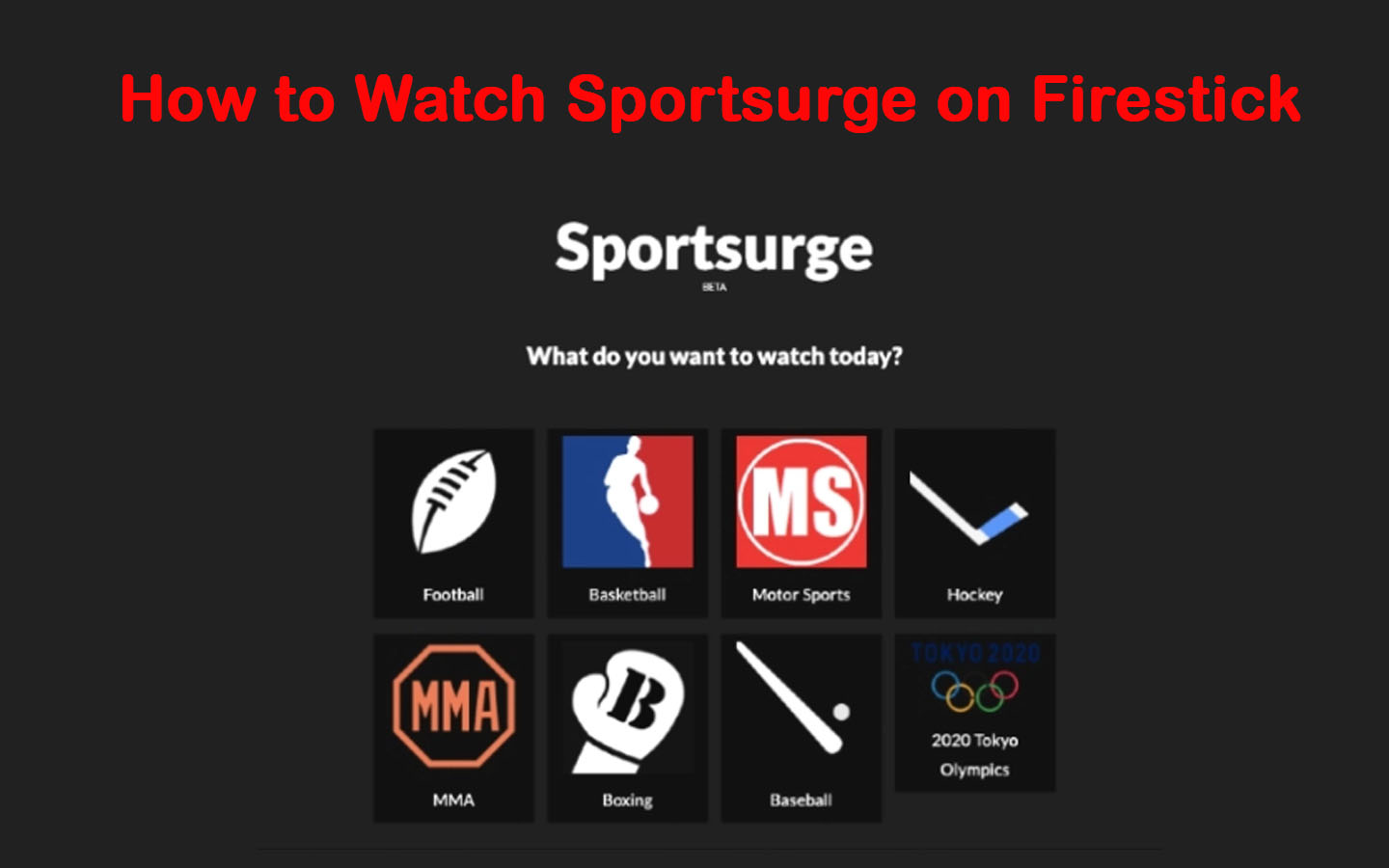 how to install and watch sportsurge on firestick