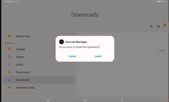install youtube vanced manager
